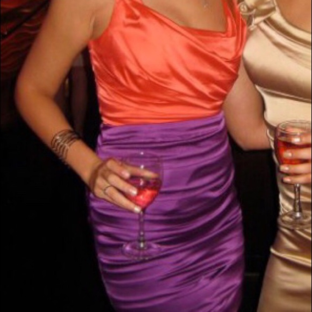 Peach/Purple Express Dress